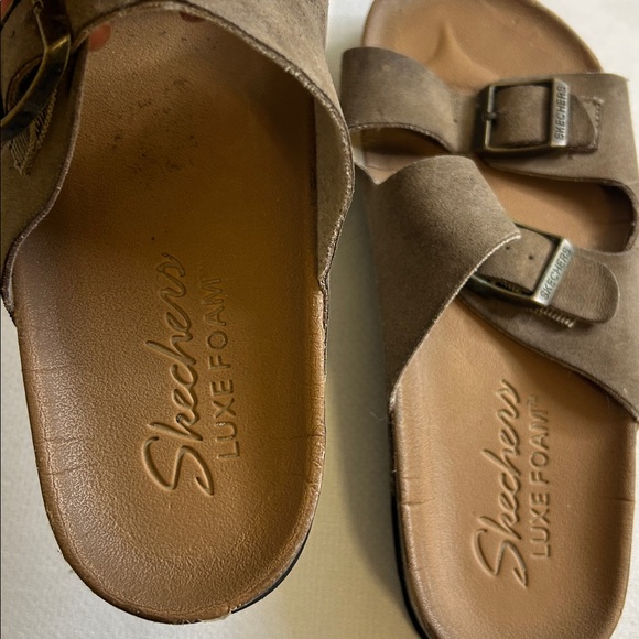 Skechers Women’s Luxe Foam Fresh Spirit Twi Strap Granola Sandals Size 7 - Picture 8 of 9